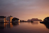 Skyline Of Town At Dusk PosterPrint - Item # VARDPI1890587