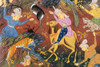 Detail From Painting From 17Th Century Persian Manuscript Man On Camel Spearing Tiger PosterPrint - Item # VARDPI1861272