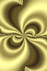 Gold Abstract PosterPrint