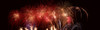 Panoramic Fireworks In A Night Sky PosterPrint - Item # VARDPI2011392