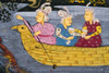 Detail From Painting From 17Th Century Persian Manuscript Men And Woman In Boat On River Or Lake Man Fishing From Boat PosterPrint - Item # VARDPI1861273