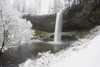 Waterfall In Winter PosterPrint