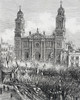 Montevideo Uruguay Cathedral In The Plaza De La Constitucion In The 1880S PosterPrint - Item # VARDPI1860671