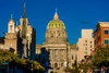 HARRISBURG, PENNSYLVANIA, City skyline and State Capitol Pennsylvania Poster Print by Panoramic Images - Item # VARPPI182627