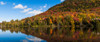 Autumn trees reflection in pond, Sugarloaf Pond, Potton, Quebec, Canada Poster Print by Panoramic Images - Item # VARPPI173907