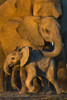 African Elephants at waterhole, Etosha National Park, Namibia Poster Print by Panoramic Images - Item # VARPPI156534