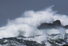 Surf breaks on the rocks at Yaquina Head; Newport, Oregon, United States of America Poster Print by Robert L. Potts / Design Pics - Item # VARDPI12277997