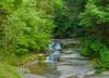 Water falling from rocks, Eagle Cliff Falls, Havana Glen Park, Finger Lakes Region, New York State, USA Poster Print by Panoramic Images - Item # VARPPI173296