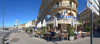 People at sidewalk cafe, Marseille, Bouches-Du-Rhone, Provence-Alpes-Cote D'Azur, France Poster Print by Panoramic Images - Item # VARPPI155524
