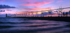 South Haven Lighthouse and pier at dusk, South Haven, Michigan, USA Poster Print by Panoramic Images - Item # VARPPI173731