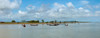 Fishing boats in Kaladan River, Rakhine State, Myanmar Poster Print by Panoramic Images - Item # VARPPI153211