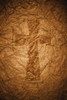 Cross In Crinkled Background Poster Print by Darren Greenwood / Design Pics - Item # VARDPI1782428