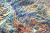 Satellite view of mountain range near Los Vilos, Coquimbo Region, Chile Poster Print by Panoramic Images - Item # VARPPI181018
