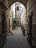 Bicycles and motorcycles parked in an alley off the Rue de la Scala, Essaouira, Morocco Poster Print by Panoramic Images - Item # VARPPI154724