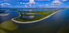 Aerial view of Carl E. Johnson State Park, Lovers Key, Florida, USA Poster Print by Panoramic Images - Item # VARPPI173527