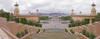 Four columns and magic fountain from stairs up to Montjuic, Barcelona, Catalonia, Spain Poster Print by Panoramic Images - Item # VARPPI157833 Four columns and magic fountain from stairs up to Montjuic, Barcelona, Catalonia, Spain Poster Print by Panoramic Images - Item # VARPPI157833