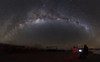 Astronomer with telescope looking at the Milky Way in the Atacama Desert, Chile. Poster Print by Yuri Zvezdny/Stocktrek Images - Item # VARPSTYZV200002S