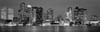 Skyscrapers lit up at night, Boston, Massachusetts, New England, USA Poster Print by Panoramic Images - Item # VARPPI153226