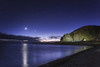 Venus and Jupiter dance in the evening twilight over Lake Namtso, Tibet, China. Poster Print by Jeff Dai/Stocktrek Images - Item # VARPSTJFD200059S