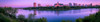 Sunrise over South Saskatchewan River and Saskatoon Skyline, Saskatchewan, Canada Poster Print by Panoramic Images - Item # VARPPI174179