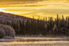 Sunrise over top of the Fishing Branch River in Ni'iinlii Njik Territorial Park; Yukon, Canada Poster Print by Robert Postma / Design Pics - Item # VARDPI12322081