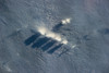 Satellite view of clouds with shadows over landscape in Canada Poster Print by Panoramic Images - Item # VARPPI181114