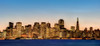 Skyscrapers at the waterfront viewed from Treasure Island, San Francisco, California, USA Poster Print by Panoramic Images - Item # VARPPI153736