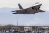 A U.S. Air Force F-22A Raptor taking off from Nellis Air Force Base, Nevada Poster Print by Rob Edgcumbe/Stocktrek Images - Item # VARPSTRDG100167M