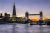 Tower Bridge and The Shard at dusk; London, England Poster Print by Charles Bowman / Design Pics - Item # VARDPI12323074