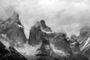 Clouds over snowcapped mountains, Torres del Paine National Park, Magallanes Region, Patagonia, Chile Poster Print by Panoramic Images - Item # VARPPI172647
