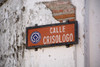 Low angle view of street sign, Calle Crisologo, Vigan, Ilocos Sur, Philippines Poster Print by Panoramic Images - Item # VARPPI173206