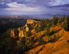 Evening light brightens the ridges at Bryce Canyon National Park; Ruby's Inn, Utah, United States of America Poster Print by Robert L. Potts / Design Pics - Item # VARDPI2421768