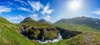 Small waterfall in Mjoifjordur, Eastern Iceland Poster Print by Panoramic Images - Item # VARPPI171155