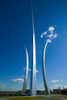 Three soaring spires of Air Force Memorial at One Air Force Memorial Drive, Arlington, Virginia in Washington D.C. area Poster Print by Panoramic Images - Item # VARPPI181599