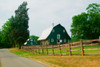 A green barn near President James Madison's home in rural Virginia Poster Print by Panoramic Images - Item # VARPPI181578