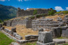Greece, Epirus. Ruins of ancient Dodoni. The bouleuterion with the walls of the theatre behind. Poster Print by Panoramic Images - Item # VARPPI174253