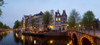 Bridge over Keizersgracht at dusk, Amsterdam, Netherlands Poster Print by Panoramic Images - Item # VARPPI158173