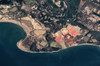 Satellite view of coastal town in France Poster Print by Panoramic Images - Item # VARPPI181170