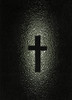 A Black Cross With A Water Effect Background Poster Print by Deddeda / Design Pics - Item # VARDPI1851784