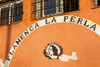 Commercial sign of a bar, Flamenca La Perla, Cadiz, Andalusia, Spain Poster Print by Panoramic Images - Item # VARPPI156856