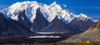 Panorama view of Mt. Brooks and Denali towering over the Muldrow Glacier in Denali National Park; Alaska, United States of America Poster Print by Steven Miley / Design Pics - Item # VARDPI12320237