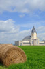 Country Church With A Hay Bale In The Foreground Poster Print by Dean Muz / Design Pics - Item # VARDPI1777448