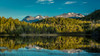 Scenic View Of The Kenai Mountains Reflected In Tern Lake During Fall On The Kenai Peninsula In Southcentral Alaska Poster Print by Panoramic Images - Item # VARPPI182481