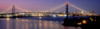 Ambassador Bridge at dusk, Detroit, Wayne County, Michigan, USA Poster Print by Panoramic Images - Item # VARPPI173579