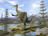Deinocheirus dinosaur - 3D render Poster Print by Elena Duvernay/Stocktrek Images - Item # VARPSTEDV600408P