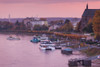 Rhine riverfront at dusk, Bonn, North Rhine-Westphalia, Germany Poster Print by Panoramic Images - Item # VARPPI174018