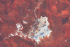 Satellite view of desert area over Earth Poster Print by Panoramic Images - Item # VARPPI181066
