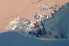 Satellite view of Bardawil Lake, North Sinai Governorate, Egypt Poster Print by Panoramic Images - Item # VARPPI181156