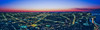 Aerial view of cityscape illuminated at dawn, Chicago, Cook County, Illinois, USA Poster Print by Panoramic Images - Item # VARPPI173560