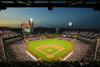 Panoramic view of 29,183 baseball fans at Citizens Bank Park, Philadelphia, PA, who are watching Philadelphia Phillies beat the Milwaukee Brewers by a score of 8 to 6 on May 14, 2007 Poster Print by Panoramic Images - Item # VARPPI181883